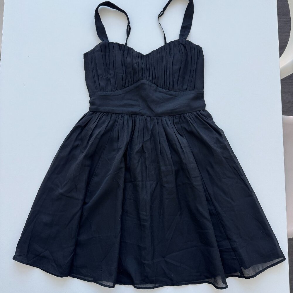 Abercrombie & Fitch Black Chiffon Dress